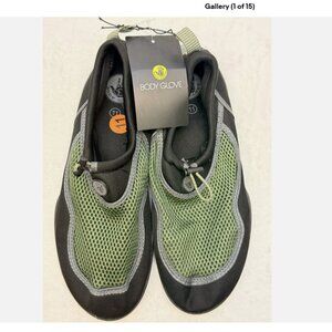 BODY GLOVE Men’s Beachcomber II Water/Beach Shoes Aquasocks Black/Leaf sz 11 NWT